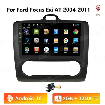 

For 2004 2005 2006-2011 Ford Focus Exi AT Android 10 2 DIN 9 Inch GPS Navigation Touchscreen Quad-core Car Radio Video autoradio