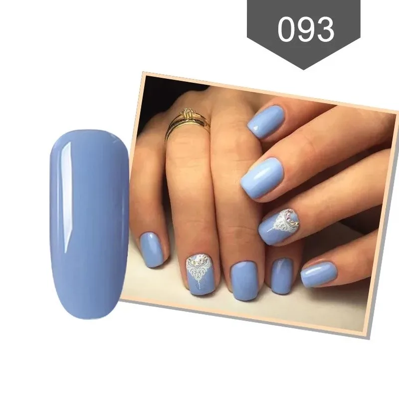 093 Gel 8ML KODIES Гель-лак для ногтей гель для ногтей 8 мл замачиваемый Светодиодный УФ-Гибридный Гель-лак грунтовка для ногтей Гель-лак красный розовый блеск Nailart макияж - Цвет: 093 Gel 8ML