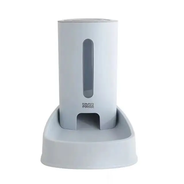 Blue food feeder Автоматическая кормушка для мелких и средних домашних животных автоматическая кормушка и поилка 3.8л, кормушка и диспенсер для воды для собак кошек домашних животных - Цвет: Blue food feeder