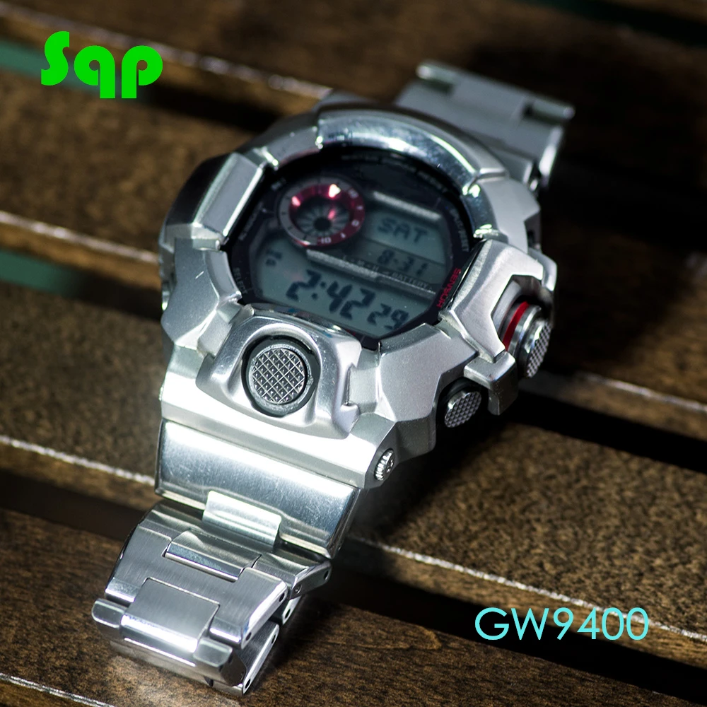 Серебряный набор GW9400 модифицированный ремешок для часов ободок/Чехол
