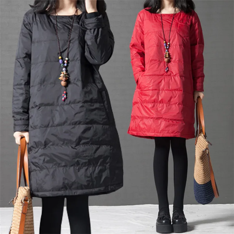 

Autumn 2019 New Parkas basic jackets plus size Winter women long Padded Warm coats big size 5XL 6XL 7XL Outwear balck coat