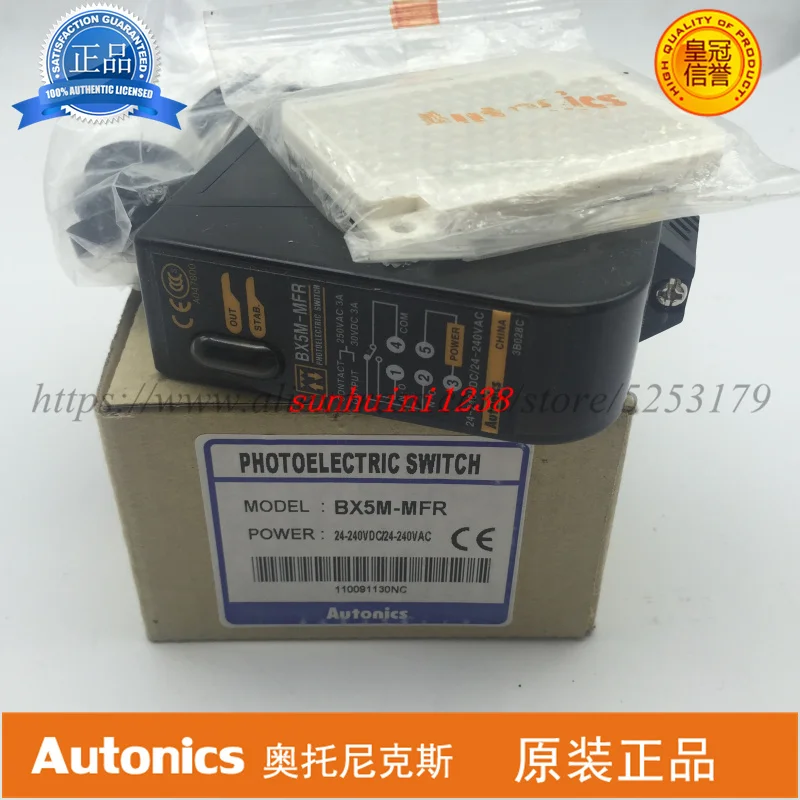 New Original Autonics Photoelectric Switch Sensor BX5M-MFR BX5M-MFR-T BX5M-MDT | Инструменты