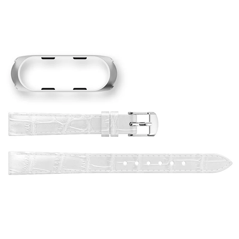 Кожаный браслет сменный Браслет+ металлический корпус для mi llet mi-band 4 браслета mi llet 3 из крокодиловой кожи+ ремешок в рамке