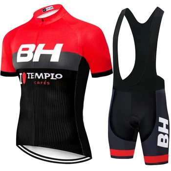 

2020 BH TEAM Cycling Bib Shorts Mountain Bike Breathable men's culote ciclismo hombre gel 20D pad licra ciclismo shorts