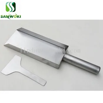 

square shape Stainless Steel Taiyaki stuffing shovel cake add filling tool waffle pie filling tool tayaki filling scraping tool