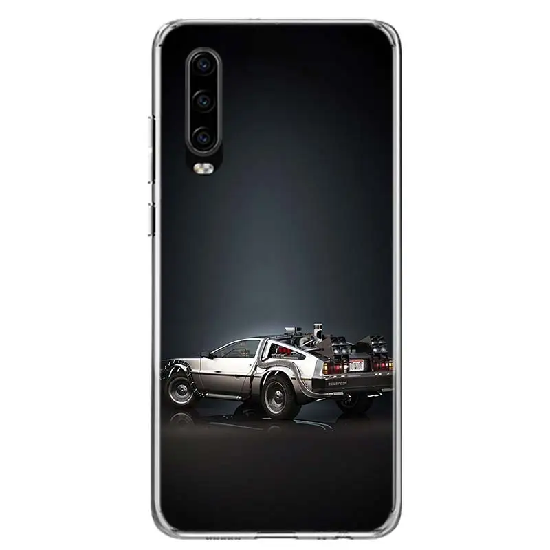 Back To The будущее крышка чехол для телефона для huawei P30 P20 Коврики 30 20 10 Pro P10 Lite P Smart Z+ корпус под плетенную сумку Капа