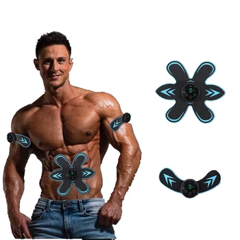 

EMS Abdominal Muscle Trainer Apparatus Toning Belt Electro abdos ABS Stimulator Fitness Machine Building Body Home Gym Equipment