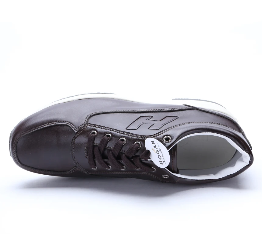 Hogan Scarpe/; модная роскошная мужская повседневная обувь; мужские кроссовки из натуральной кожи; дышащие удобные кроссовки для бега