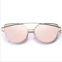 Cat Eye Driver Goggles Children Driver Goggles Alloy Frame Kids Mirror Eyewear Girls Eyeglasses Boys Oculos De Sol UV400