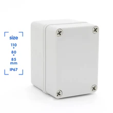 IP65 пластиковая крышка наружная электрическая распределительная коробка ABS проект Соединительная коробка 110*80*85 мм