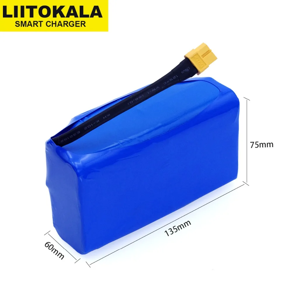 LiitoKala 36V литий-ионный аккумулятор 4400mah 4.4AH литий-ионный аккумулятор для электрического самобалансирующегося скутера