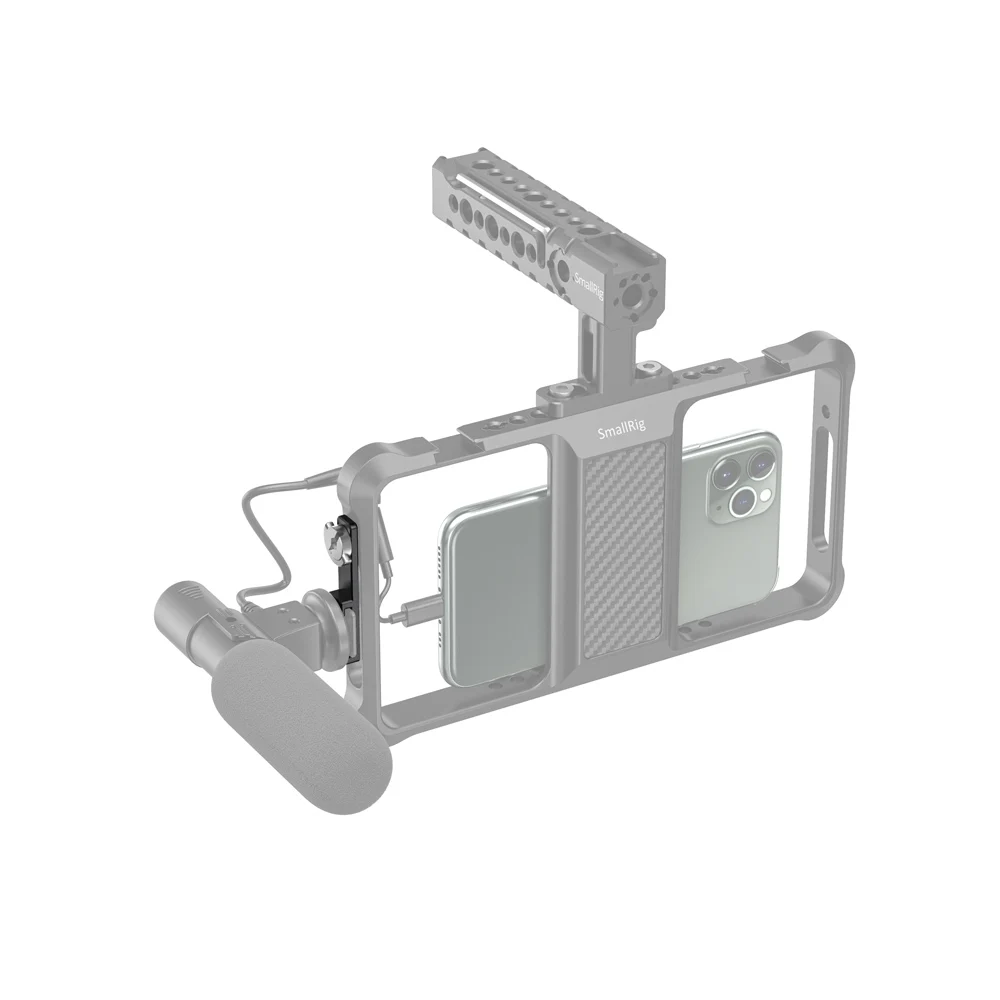 SmallRig 1/4 ”-20 резьба для холодного башмака адаптер для Pro Mobile Cage Холодный башмак пластина для микрофона/светодиодный светильник Vlogging Kit-2638