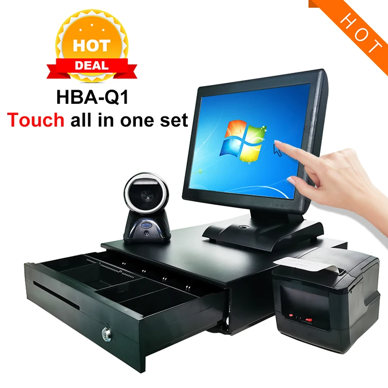 cheap cash register with barcode scanner