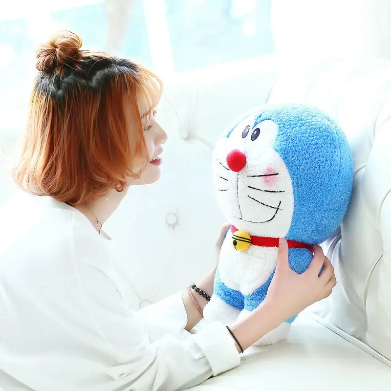 40cm Anime Plush Toys Doraemon Stuffed Plush Toys Classic Blue Doraemon Stuff Plush Doll Toys Gifts for Kids Girlfriend