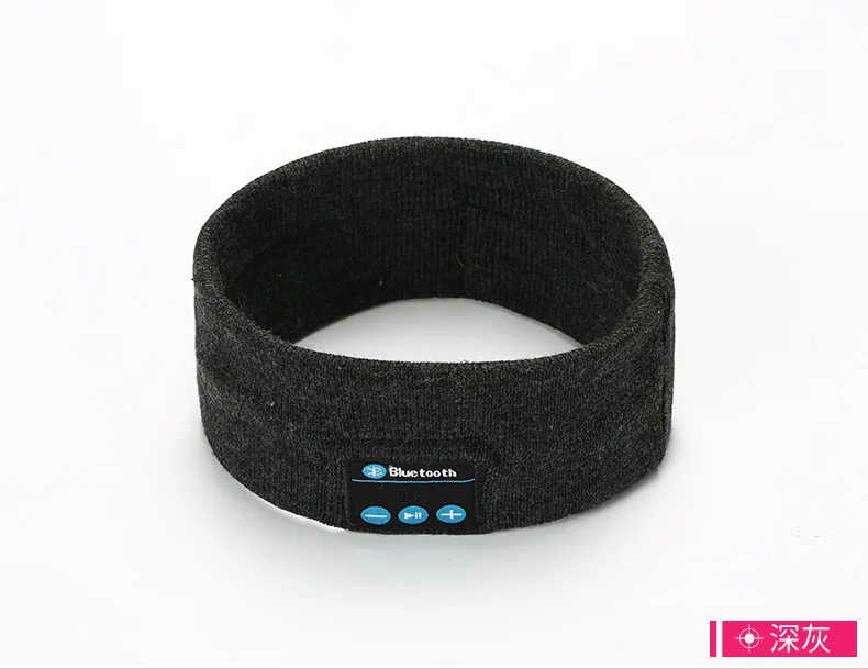Dark gray Calion bluetooth наушники музыка шляпа вызова прослушивание песни Дамы зима теплый плюс бархат утолщение открытый вязаная шапка - Цвет: Dark gray