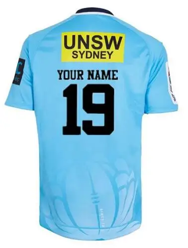 Print name number NSW WARATAHS Регби Джерси Размер: S-3XL - Цвет: Print name number