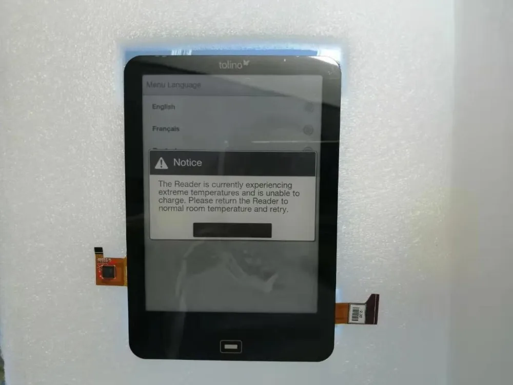 Yqwsyxl 6 дюймов ED060XH5 e-ink сенсорный+ экран с подсветкой для tolino shine " Reader Ebook display
