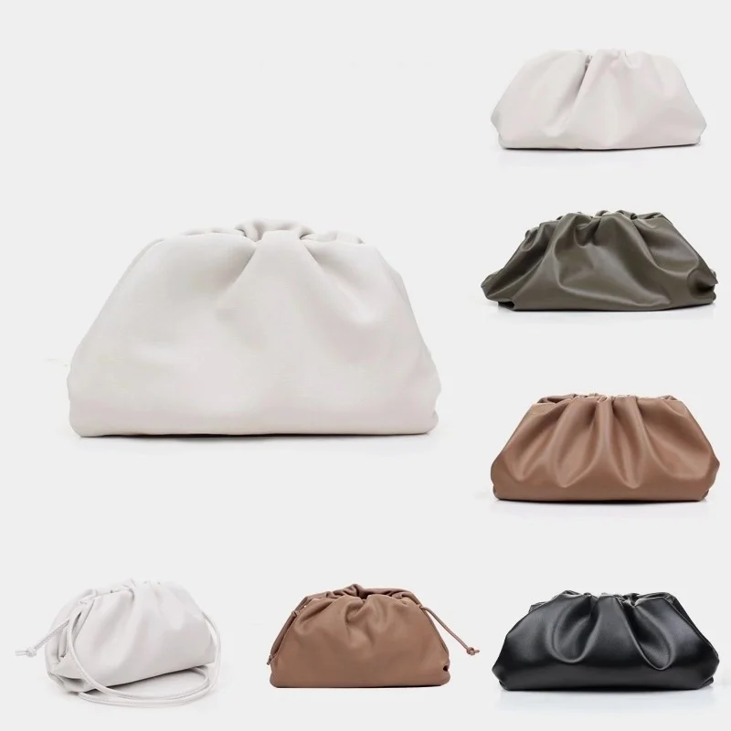 

2019 Top Quality Envelope Cloud Bag Luxury Handbags Women Bag Designer Voluminous Rounded Shape Purses and Handbags Clutches
