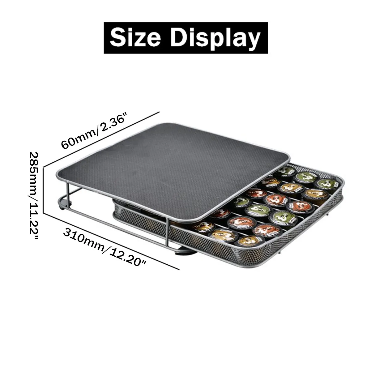  36 Nespresso Coffee Capsules Storage Rack Dispenser Organizer Machine Stand Coffeeware Kitchen Acce - 4000367782691
