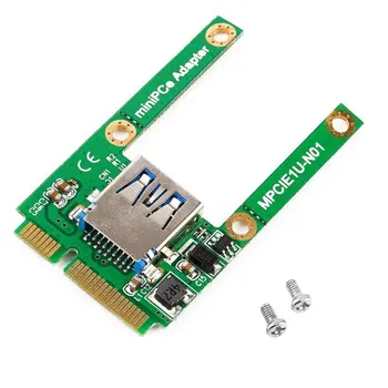 

Green 51*29*7mm 4g Mini PCI-E Card Slot Expansion to USB 2.0 Interface Adapter Riser Card Eletronic Compatible with USB1.1
