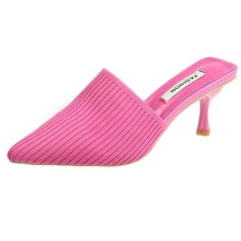 

Women Casual Shoes Fashion Stiletto Women's Shoes Women's Sandals Slippers 2020 Summer Newest Fashion Shoes with Buckle Strap