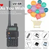 Горячая 1 шт. или 2 шт. Baofeng UV-5R рация Двухдиапазонная Baofeng UV5R портативная 5 Вт УВЧ УКВ двухстороннее радио Pofung UV 5R HF трансивер ► Фото 2/6