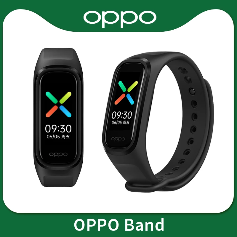 Смарт-браслет OPPO Band водонепроницаемый 2 цвета AMOLED экран Bluetooth | Электроника