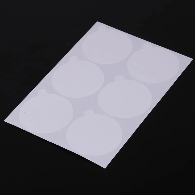 60pcs5cmDisposableEyelashGlueHolderStickerEyeMakeupPalletEyelashExtensionPadsUnderStandEyelashJadeStone