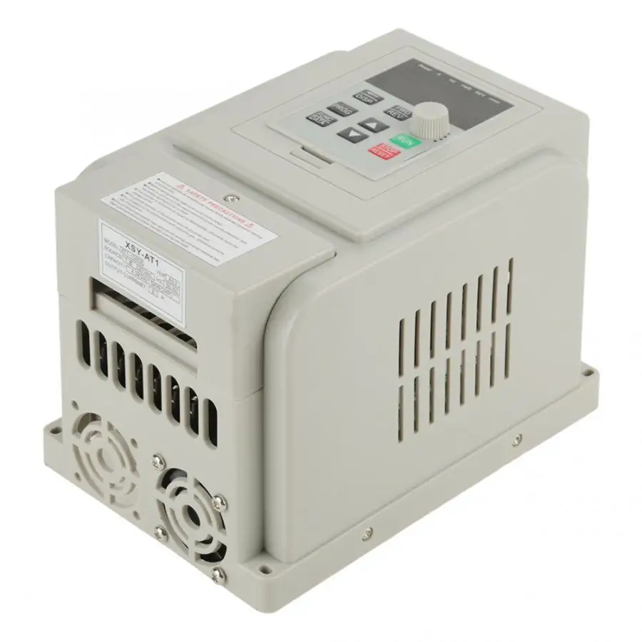 AC 220V 1.5KW частотно-регулируемый привод с частотно-регулируемым приводом Скорость контроллер для безуходный 3-х фазный мотор
