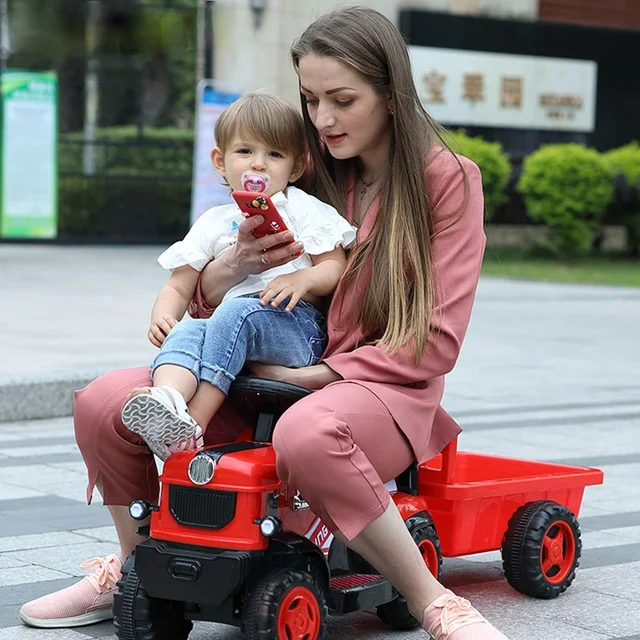 Children Electric Off-road Car Automobile Charging 4 Wheels Motorcar Ride On Cars For Kids Electric Tractor Boy Birthday Present 2