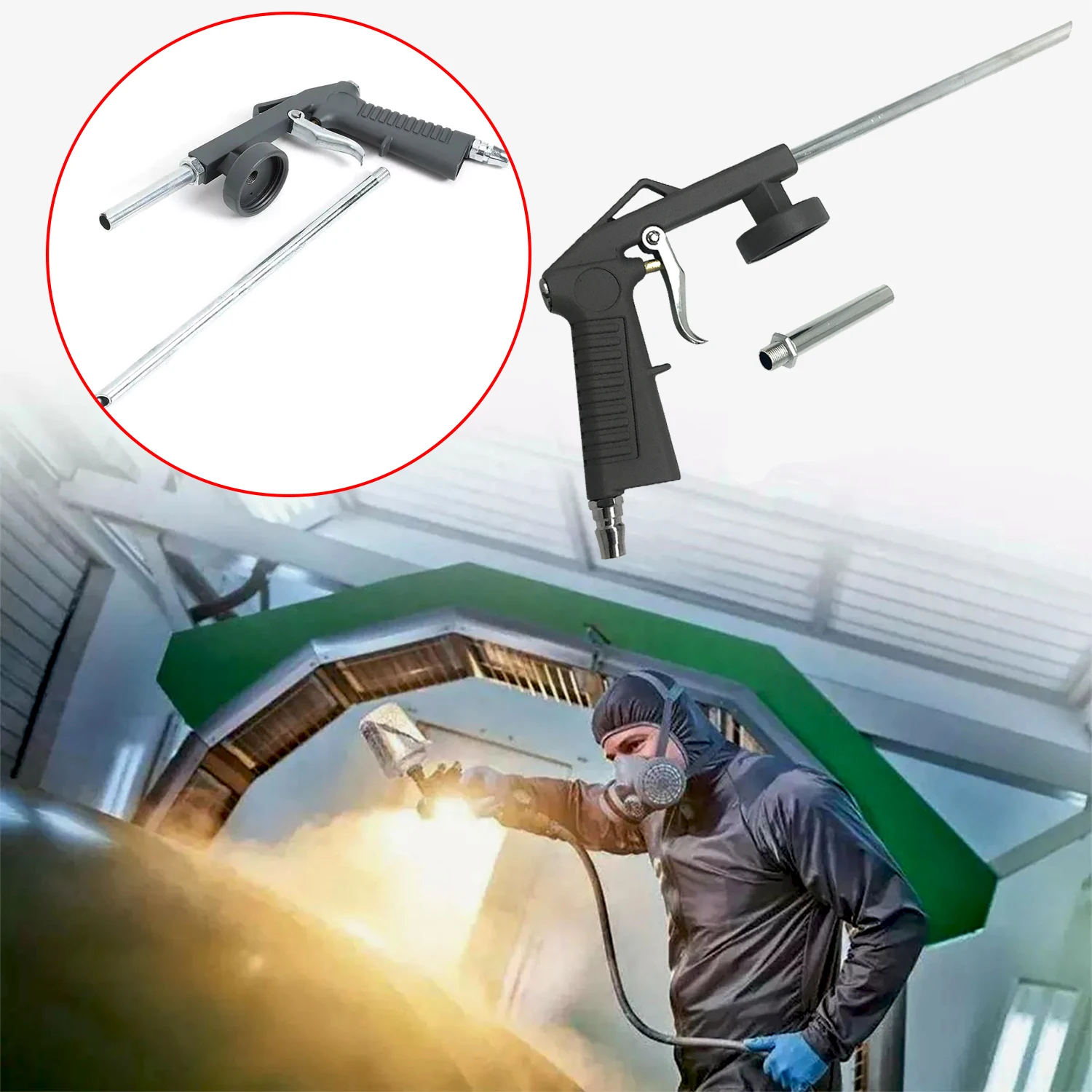 Аэрограф краска шасси пистолет автомобильный распылитель под покрытие пистолет под покрытие металлический распылитель пистолет под покрытие для автомобиля