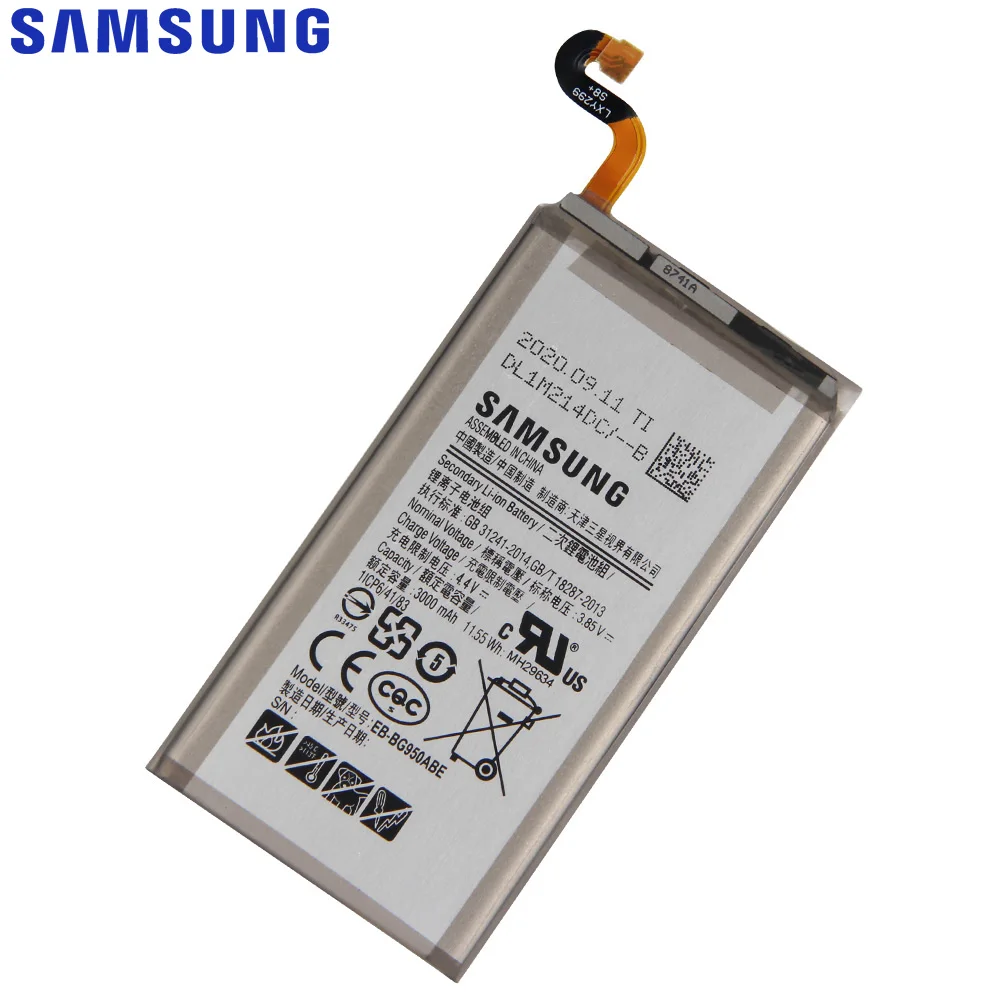 SAMSUNG оригинальный запасной EB BG950ABE батареи для Samsung GALAXY S8 G9508 G9500 G950U SM проект Dream