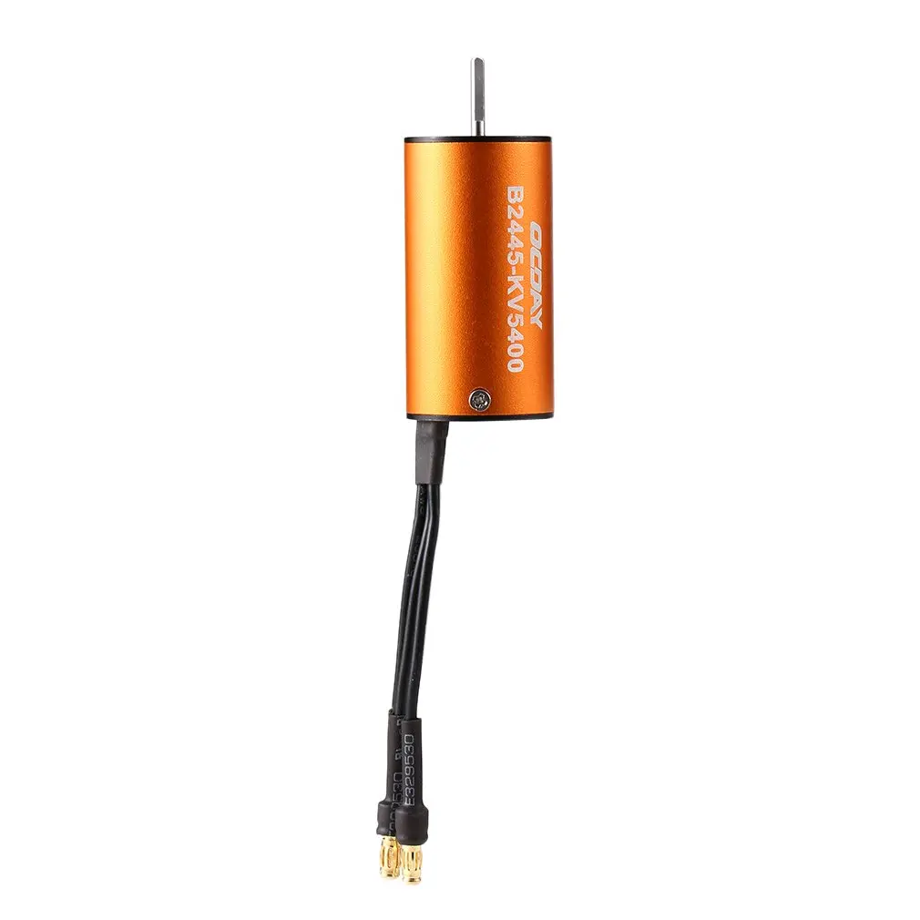 

2445 Motor 3600KV 5400KV High Performance Classic Senseless Brushless Motor Waterproof for 1/16 1/18 RC Car Boat Spare Part