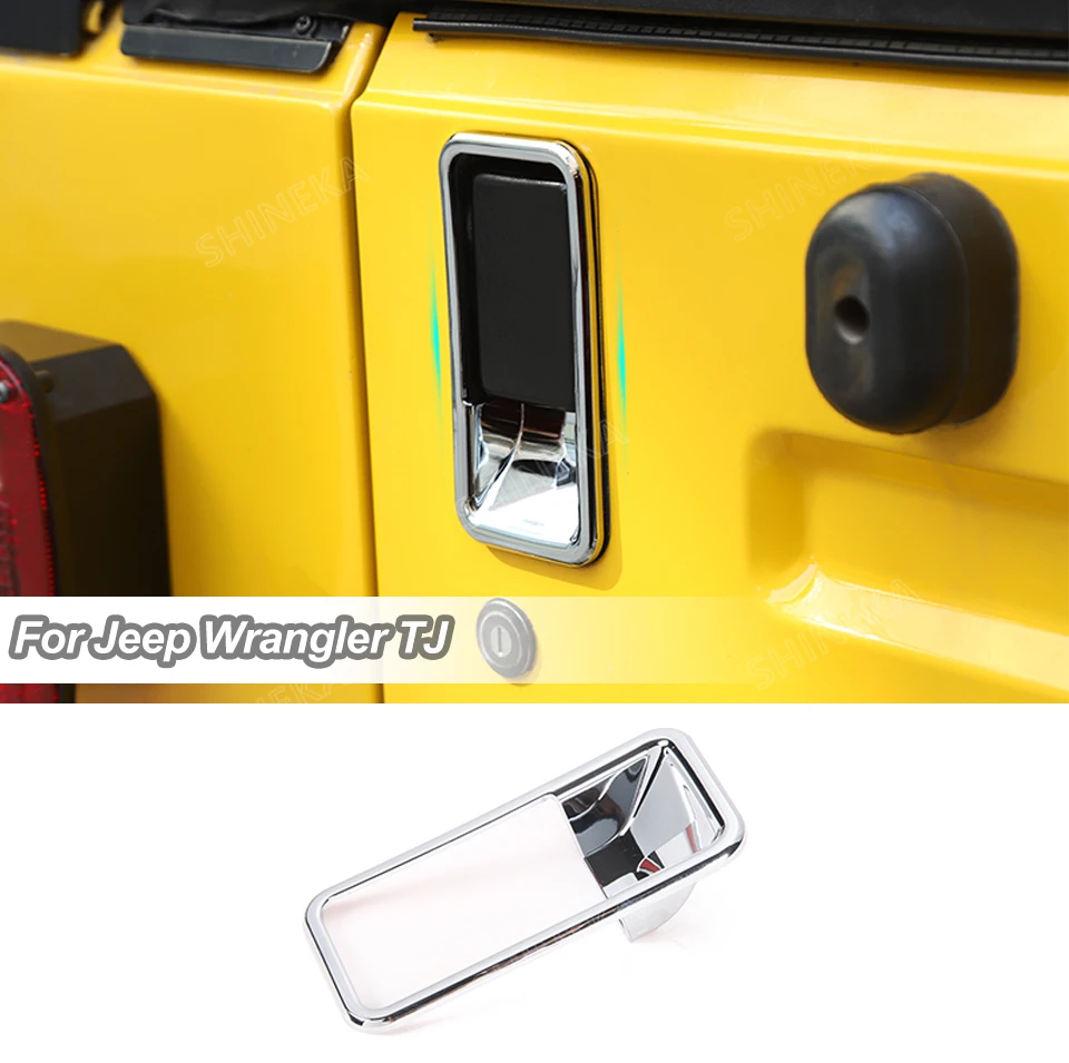 BAWA хромированный Стайлинг для Wrangler TJ 1997-2006 Наружная ручка двери автомобиля чаша декоративная крышка для Jeep Wrangler TJ аксессуары