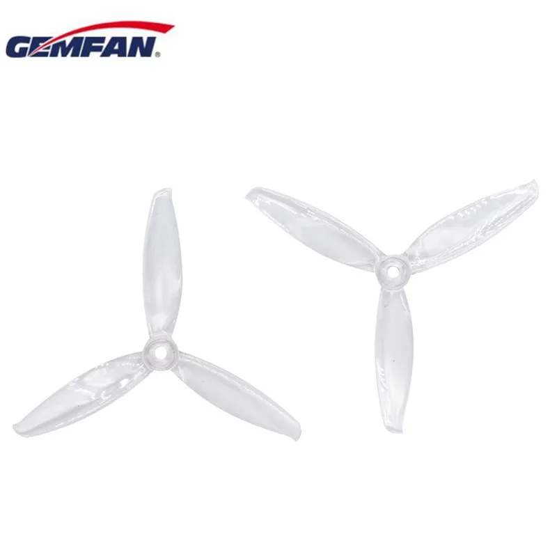 2 пары Gemfan windancer 3028/4032/5042/5043 3-лопастной Пропеллер Совместимость 5 мм/1,5mm монтажное отверстие для Радиоуправляемый Дрон Мультикоптер - Цвет: 5043