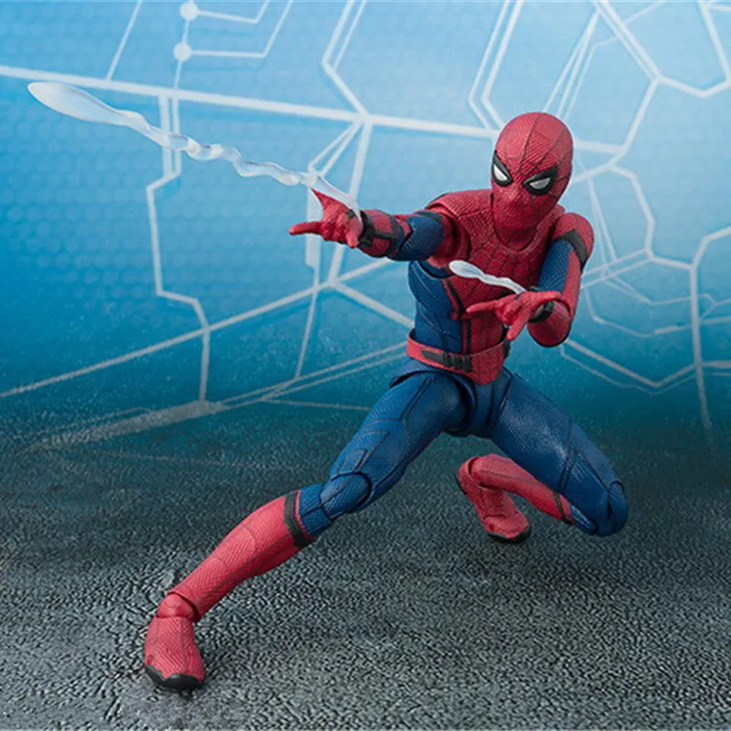 Cheng yuan аниме серия Marvel SHF Человек-паук XIAOCHONG Снова в школу гаражный комплект модель