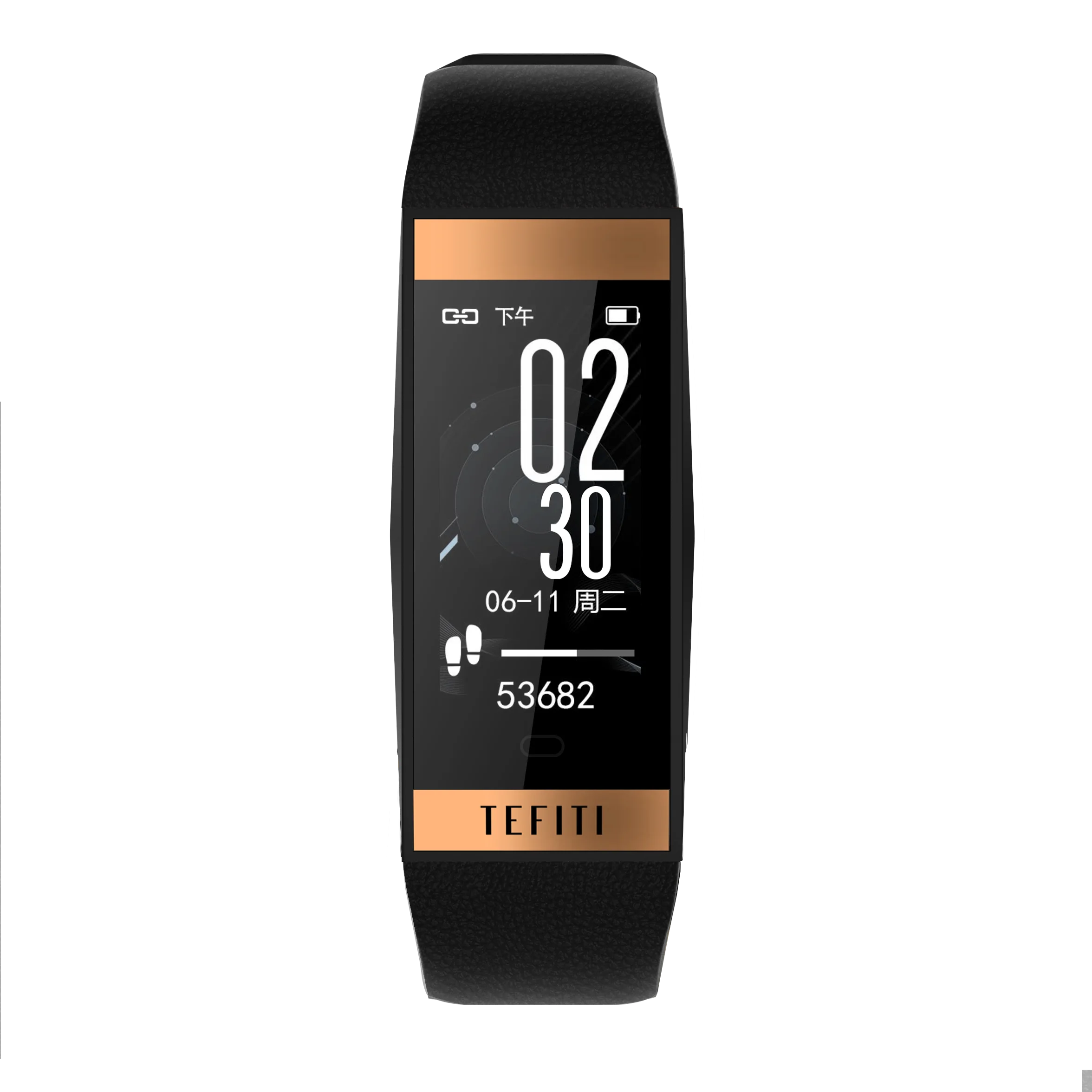 Black E78 Smart watch heart rate blood pressure smartband fitness band tracker Life waterproof sport Bracelet for Android IOS - Цвет: Black