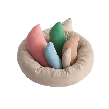 

6pcs/lot Newborn Photography Props Posing Aid Pillow Basket For Baby Shower Gift For Baby Bedding Care Supplies