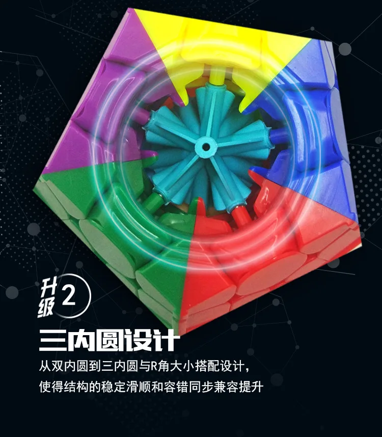 Yuxin маленький волшебный пять магических кубиков V2 Yuxin игра только специальная форма пять магических кубиков второго поколения обучающая игрушка