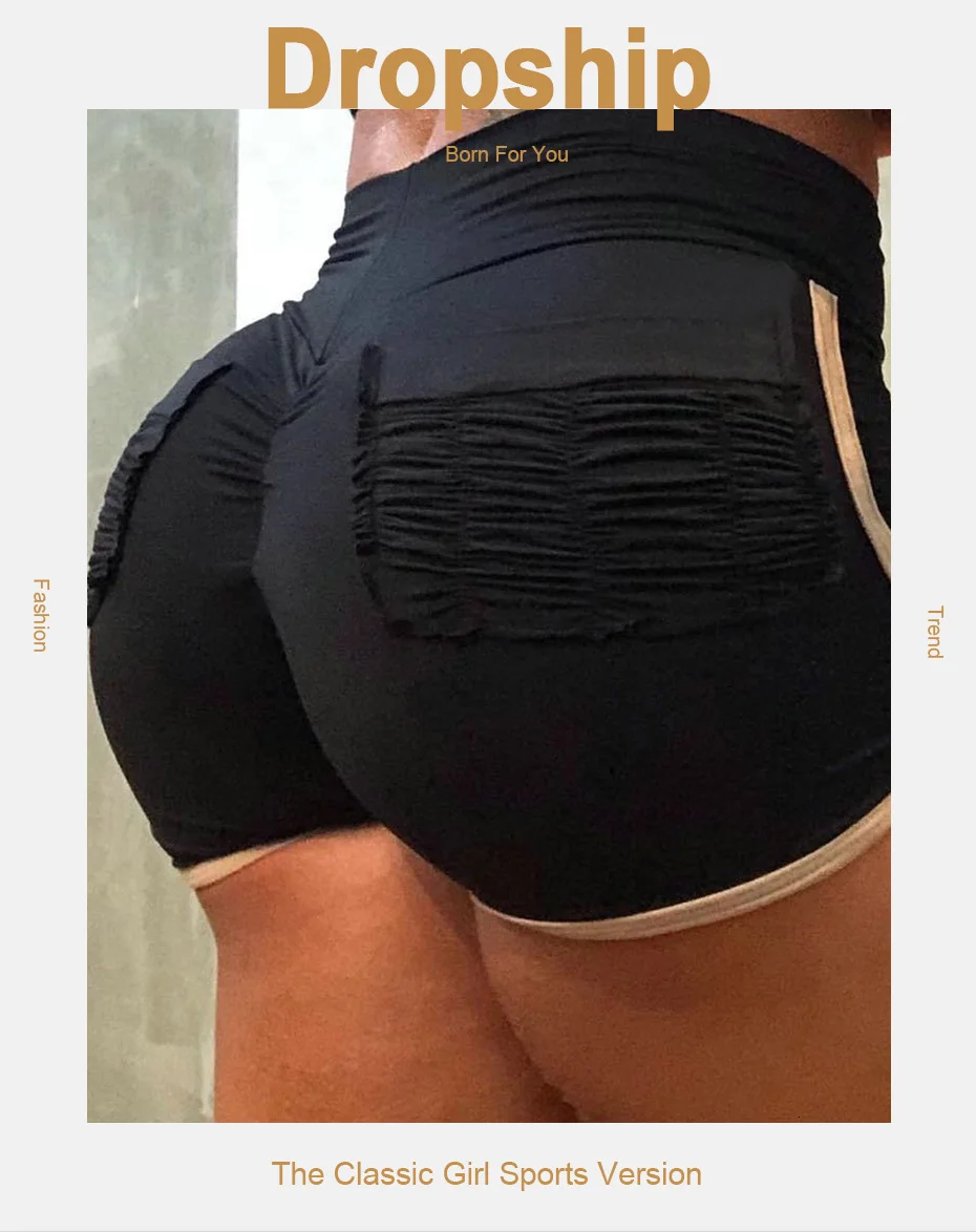 Прямая поставка шорты женские байкерские с высокой талией Booty летние спандекс короткие брюки черные сексуальные шорты сексуальные тонкие