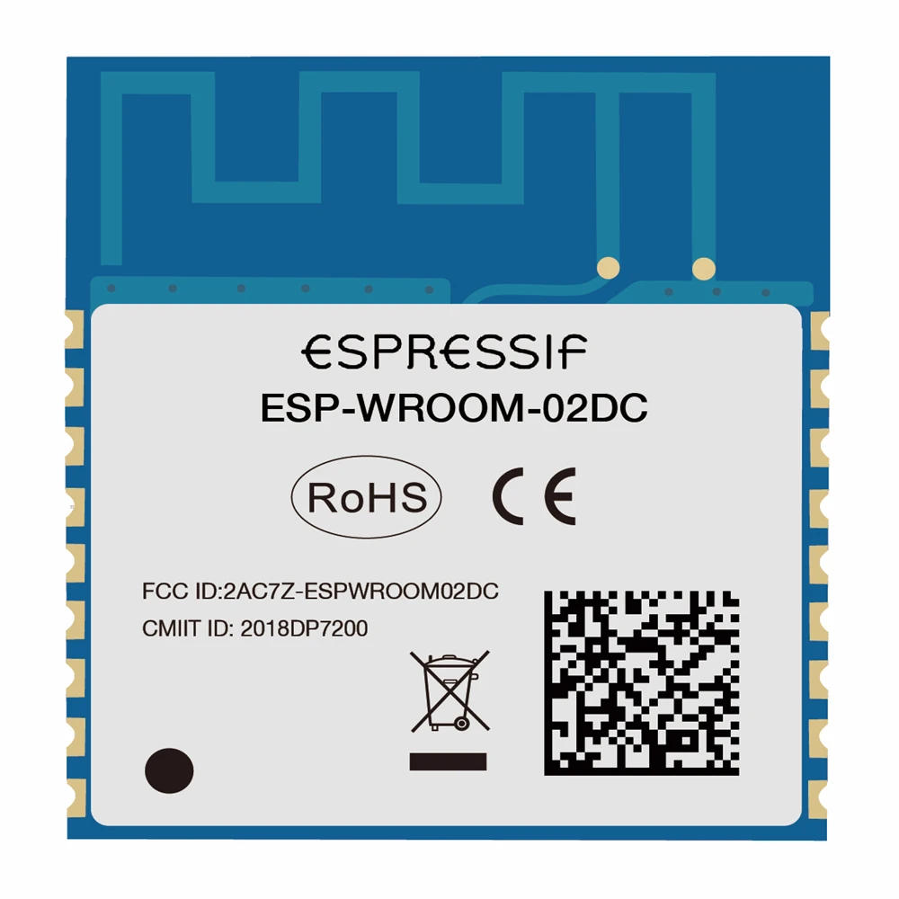 4 MFlash) ESP-WROOM-02/02D/02U AIoT Espressif SoC ESP8266 2,4 ГГц Wi-Fi модуль беспроводной/Прозрачная передача/последовательный порт/SPI