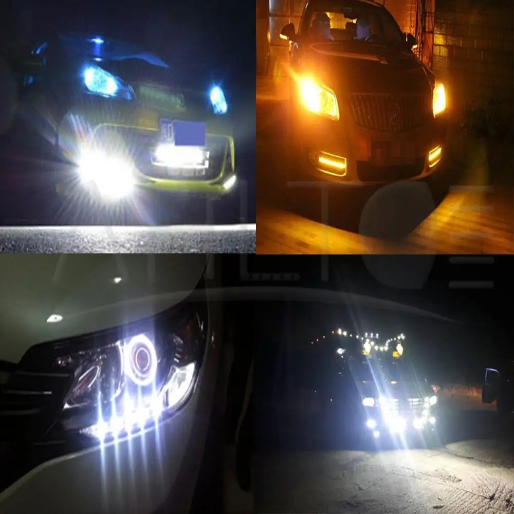 10X DC 12V двойной цвет 23 мм Eagle Led Eye Driving DRL 5730 4SMD Предупреждение ющий светильник