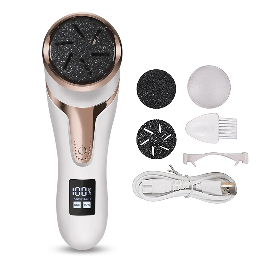 Electric Pedicure Foot Callus Remover Kit USB Portable Foot File Heels Dead Skin Callus Remove Dry Skin Feet Clean Device