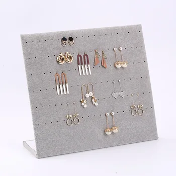 

Large Size 120 Hole Ear Stud Rack Fleece Ear Stud Showing Stand Earrings Display Board Display Props