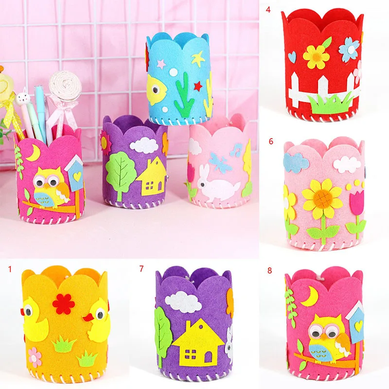 

Arts And Crafts Gifts Creative Toys Craft Pencil Handwork Pen Container Kids DIY