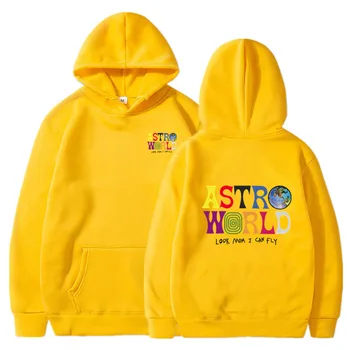 

TRAVIS SCOTT ASTROWORLD WISH YOU WERE HERE HOODIES Fashion Letter ASTROWORLD HOODIE Streetwear Man Woman Pullover Sweatshirt