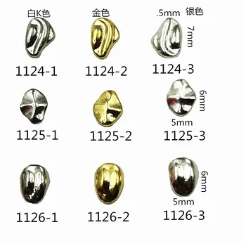 

50pcs/pack Japanese 3D Nail Art Decorations Alloy Nail Accessories Kawaii Irregular Style DIY Nail Supplies Metal Nail Parts