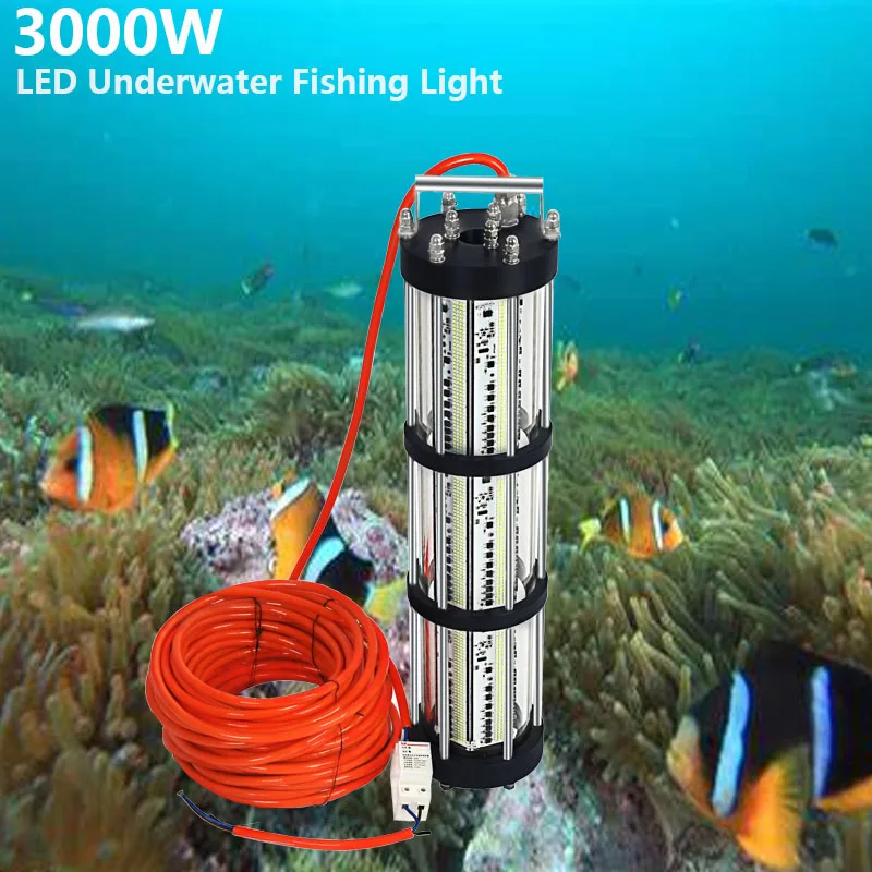 AC220V to 240V 600W Undrwater LED Fishing Lights Dock Night Fishing Lure  Multi Color for Lake River Reservoir Pond Fishing - AliExpress