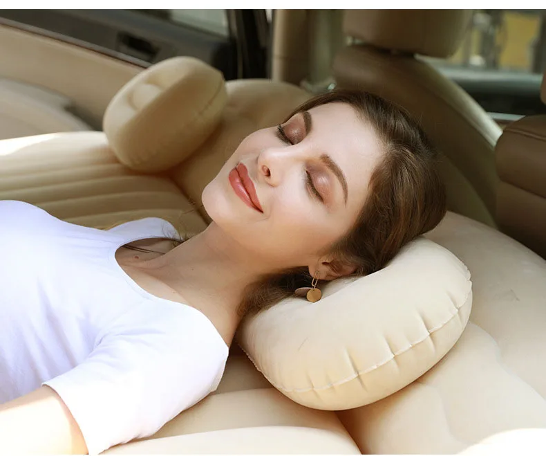 Camping Travel Use Comfortable Convenient Collapsible Universal Sleeping Pad On-board Inflatable Bed Inflatable Mattress Air Bed