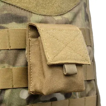 

Outdoor Airsoft Combat Military Molle Pouch Tactical Single Pistol Magazine Pouch Flashlight Sheath Airsoft Hunting Camo Bags2un